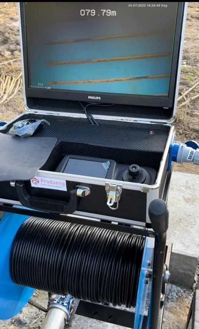 Máquina de Filmagem Interna para Poço Artesiano